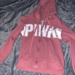 Zip Up PINK Sweatshirt